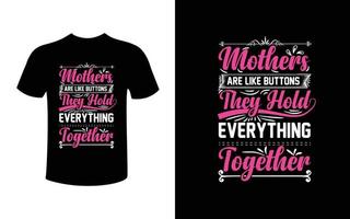 vecteur de conception de t-shirt typographie style fête des mères