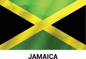 vecteur de conception du drapeau de la jamaïque