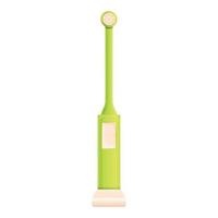 icône de brosse à dents électrique propre, style cartoon vecteur