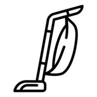 icône d'aspirateur balai, style de contour vecteur