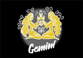 Gemini Zodiac Symbole