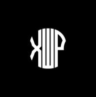 logo de lettre xwp conception créative abstraite. conception unique xwp vecteur