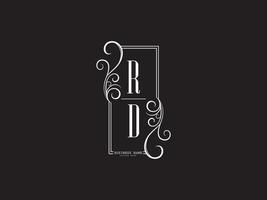 monogramme rd rd luxe logo lettre vecteur icône conception