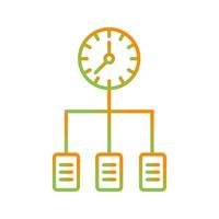 icône de vecteur de chronologie