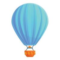 icône de ballon à air de liberté, style cartoon vecteur