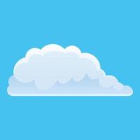 icône de nuage d'élément, style cartoon vecteur