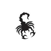 modèle de vecteur icône et symbole scorpion