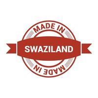 conception de vecteur de timbre swaziland