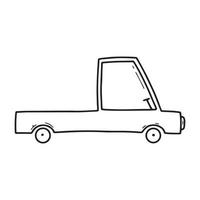 voiture de griffonnage. truck.children's car.vector illustration. vecteur