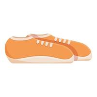 vecteur de dessin animé d'icône de chaussures de sport. la mode