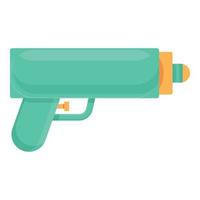 vecteur de dessin animé d'icône de pistolet en plastique. Magasin de jouets