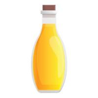 icône de bouteille d'huile de canola, style cartoon vecteur