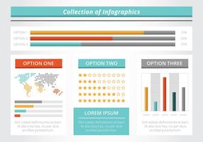 Flat Infographic Vector Elements gratuit