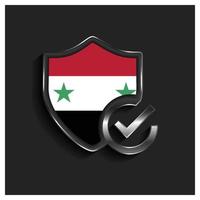 vecteur de conception du drapeau de la syrie