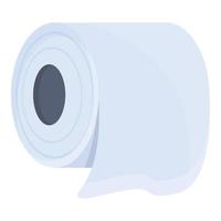 icône de papier hygiénique propre, style cartoon vecteur