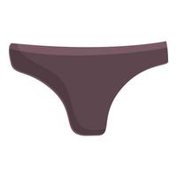 vecteur de dessin animé icône sous-vêtements femme. lingerie femme