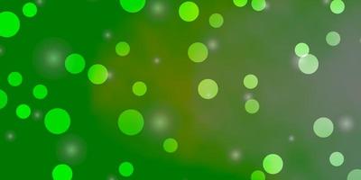 texture verte avec des cercles, des étoiles. vecteur