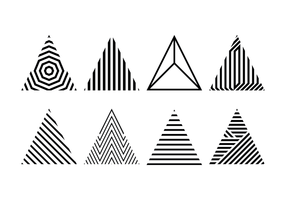 Vecteur Hipster Triangles