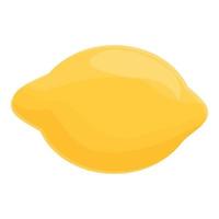 icône de citron entier, style cartoon vecteur