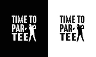 conception de t-shirt de citation de golf, typographie vecteur