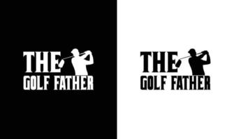 conception de t-shirt de citation de golf, typographie vecteur