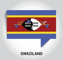 vecteur de conception de la fête de l'indépendance du swaziland