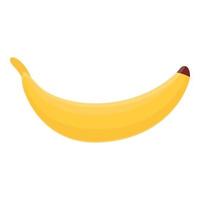 icône de banane nutritive, style cartoon vecteur