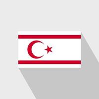 drapeau de chypre du nord vecteur de conception grandissime