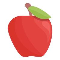 vecteur de dessin animé d'icône de pomme. nourriture saine