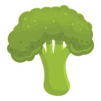 icône de légume brocoli, style dessin animé vecteur