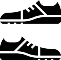 chaussure running sneaker fashion diet - icône solide vecteur