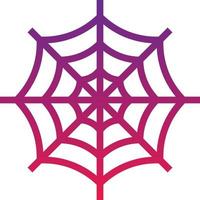 web araignée animal forêt halloween - icône dégradé vecteur