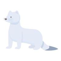 vecteur de dessin animé icône animal polaire. wapiti de l'alaska