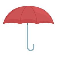 parapluie icône vecteur de dessin animé. parasol tenue