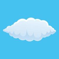 icône de nuage de ciel, style cartoon vecteur