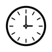 icône de l'horloge simple vecteur