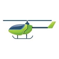 icône de télécommande jouet hélicoptère, style cartoon vecteur