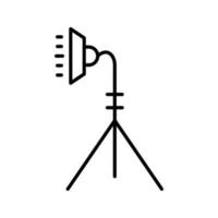 icône de vecteur de support de lumière unique