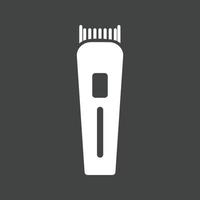 icône inversée du glyphe trimmer ii vecteur