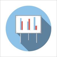 icône plate graphique vecteur