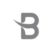 b lettre logo illustration vectorielle vecteur