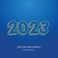 bonne année 2023 fond pour votre noël vecteur