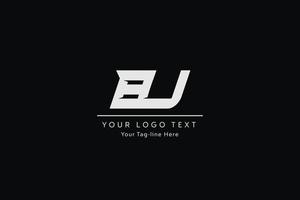 création de logo de lettre b. illustration vectorielle d'icône de lettres bu modernes créatives. vecteur