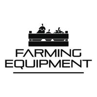 logo d'outil agricole, style simple vecteur