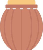 illustration vectorielle de bongos sur fond.symboles de qualité premium.icônes vectorielles pour le concept et la conception graphique. vecteur