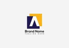 abstrait une lettre initiale moderne lettermarks logo design vecteur