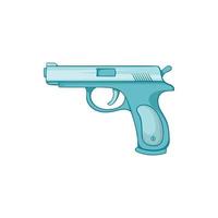 icône de pistolet, style cartoon vecteur