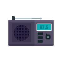 icône de radio moderne, style plat vecteur