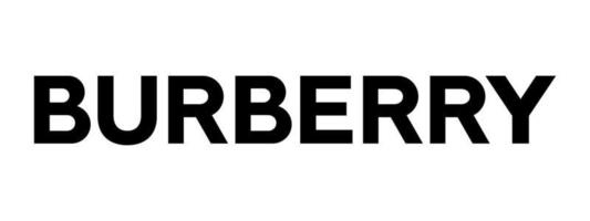 nouveau logo burberry sur fond transparent vecteur