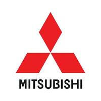 logo mitsubishi sur fond transparent vecteur